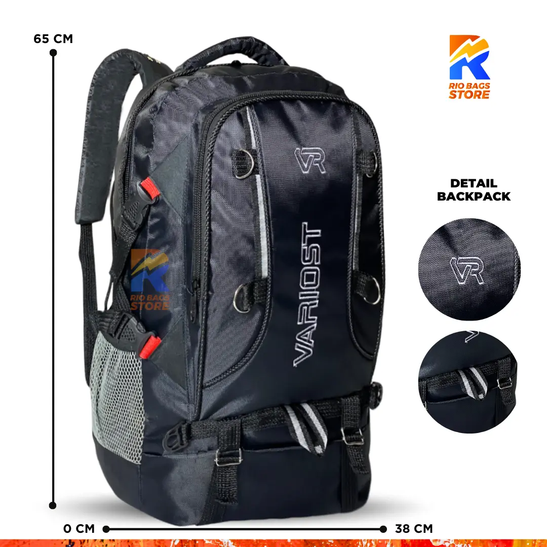 Tas Ransel Pria Jumbo Variost Backpack 60L / Tas Ransel Carrier Unisex Wanita