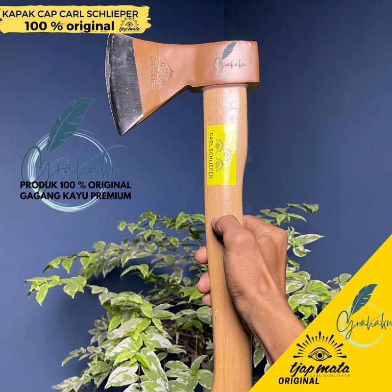 Kampak Carl Schlieper Gagang Kayu 700 gram Original 0