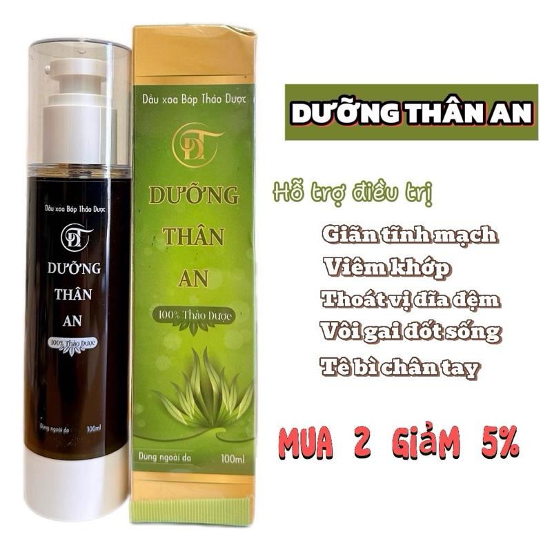  Dưỡng thân an dầu xoa bóp thảo dược thiên nhiên 100ml-1 chai 