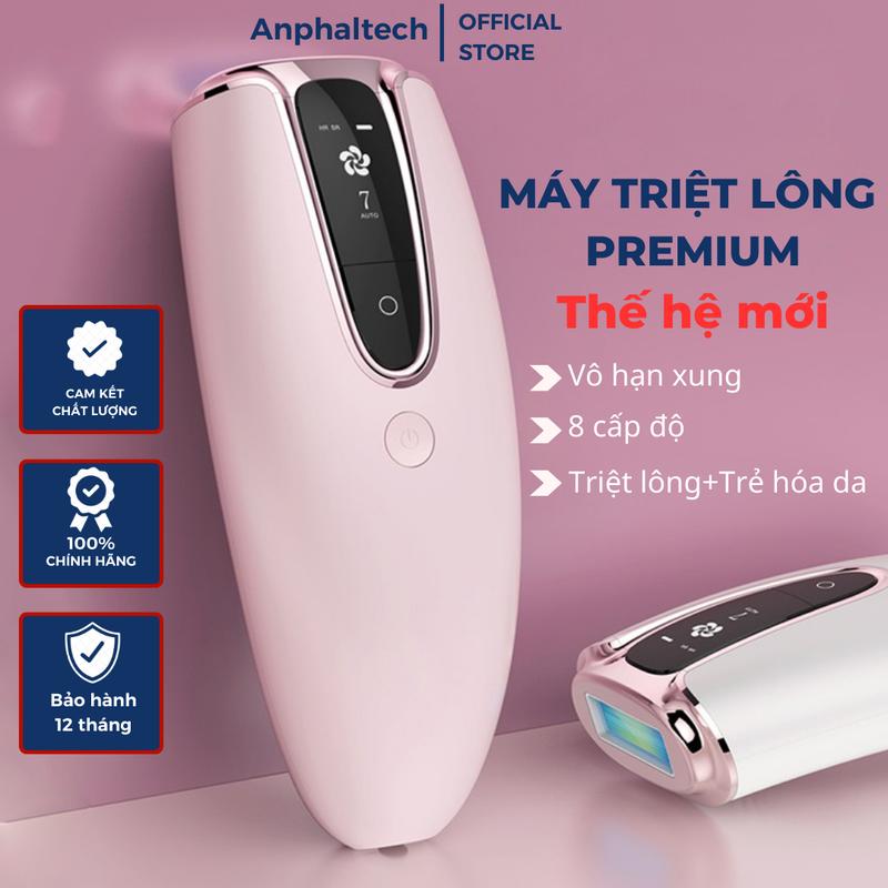  Máy Triệt Lông Mini Premium LUX+ Máy Triệt Lông Vĩnh Viễn IPL Cầm Tay Tại Nhà-8 Cấp Độ Vô Hạn Xung Trẻ Hóa Da 