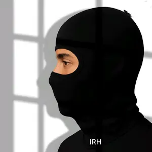 masker ninja penutup kepala polos kupluk kepala hitam masker balaclava