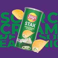 Gambar Lay's Stax Keripik Kentang Rasa Sour Cream & Onion 100gr - Pack of 3 dari Lay's, Cheetos & Doritos Store Kab. Tangerang 3 Tokopedia