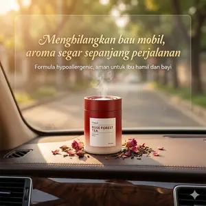 Pengharum ruangan mobil premium, parfum padat, penghilang bau rumah tangga, pengharum gelas, parfum mobil, pembersih udara, pewangi, aroma ringan, aroma tahan lama.