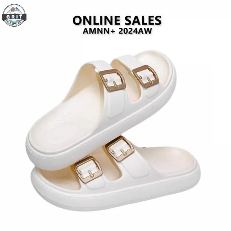 GRIT Eva Comfy Thick Sole Wanita Sandal Slippers For Women Thick Bottom Non-Slip Slide Soft Fluffy Slipper For Women sandal vintage sendal lebianca Wanita