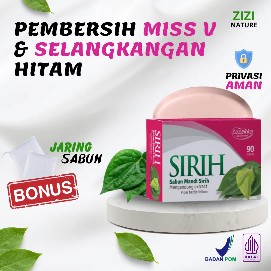 Sabun Pembersih Miss V dan Selangkangan Hitam dengan Ekstrak Daun Sirih - Perawatan, Feminine - Sabun Sirih, Gatal Keputihan