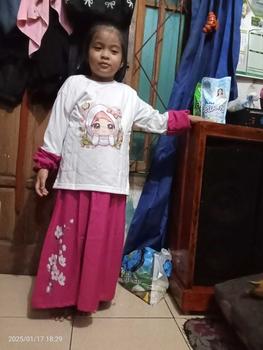 Product Review of Setelan Rok Dan Baju Anak Perempuan Bahan Cringcel Buat Usia 3-12 Tahun from m**a a**n 3