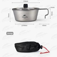 Gambar TITANIUM BOWL PANCI / MANGKUK CAMPING ULTRALIGHT NATUREHIKE NH22CJ001 - 350 ML dari Bai Outdoor Kota Administrasi Jakarta Timur 5 Tokopedia