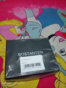 Product Review of BOSTANTEN Dompet Pria Koin Ritsleting Kulit PU Tiga Kali Lipat Hitam/Coklat/Kopi from N**7 0