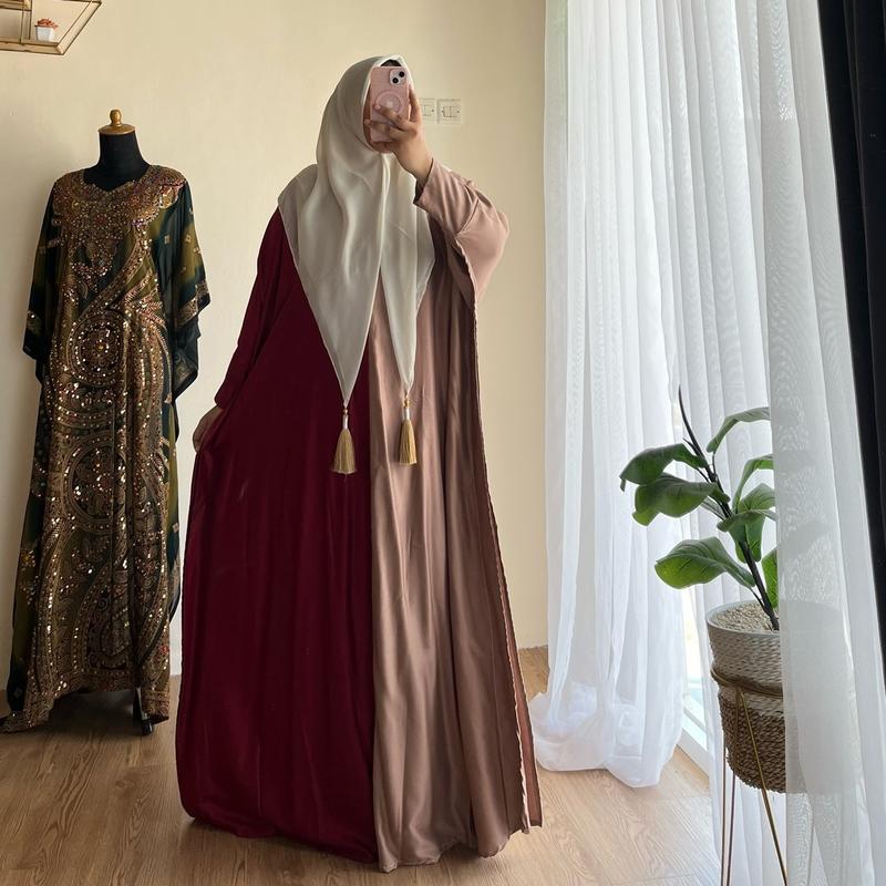 Anjarumi Daily Basic Kaftan Twill Silk Kombinasi Full Twill viral 2