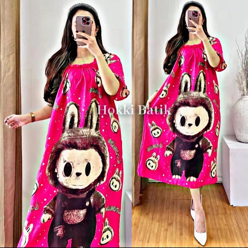 Product Introduction of DASTER FUJI KARET DADA JUMBO BUSUI MURAH MOTIF { LABUBU } Bumil Batik Nyaman Rayon Menyusui 26