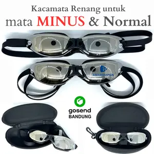 Kacamata Renang Minus Normal Dewasa Miopi Myopia Anti UV 2 3 4 5 6 7 8 Pria Wanita