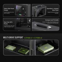 Gambar CASING GAMEMAX SPARK AIR - Mini Tower ITX Case Tempered Glass dari Techno Computer Bali Kota Denpasar 2 Tokopedia