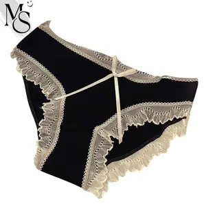 MoodStyle // CD1497 Celana Dalam Motif Pita Renda CD Transparan Polos Korea Seamless  Underwear CD Motif Underwear Sempak Wanita Dewasa Remaja Pendek