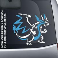 Gambar Stiker Karakter Pokemon Mega Charizard X dari vgameshop Kab. Garut 4 Tokopedia