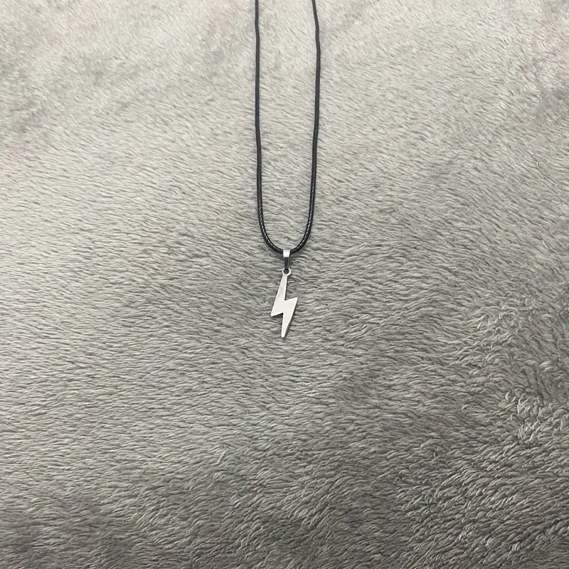 Kalung Tali Korea Bermacam Liontin Titanium Anti Karat dan Luntur Pria dan Wanita Aksesoris terlaris 3