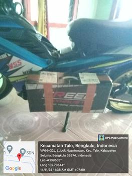 Product Review of knalpot racing creed exhaust original pnp vixion sonic satria fu Jupiter mx r15 cb 150r cbr 150r gsx 150 tiger verza byson megapro from A**2 0