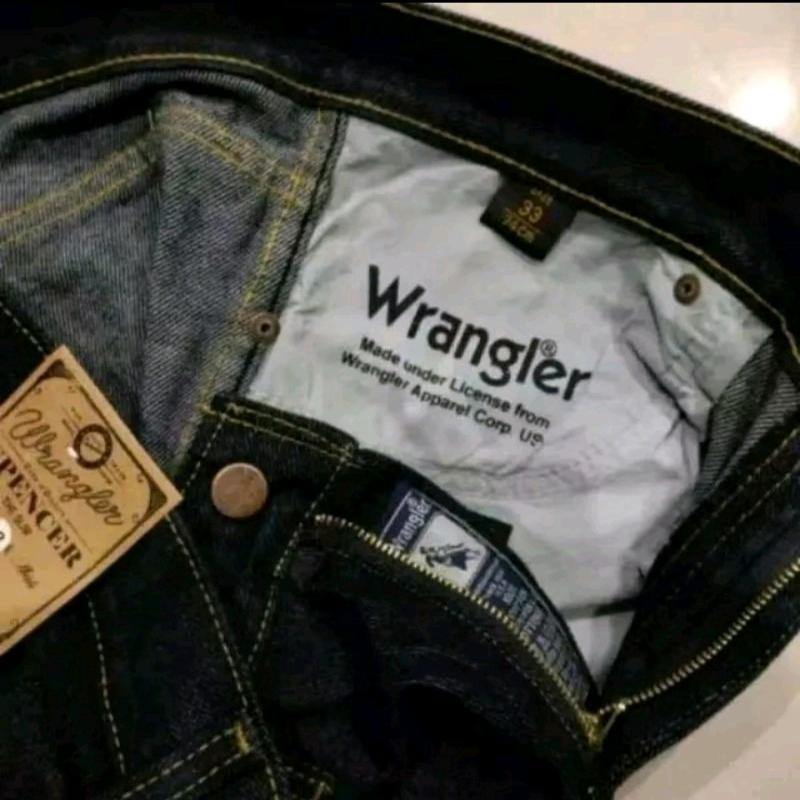WRANGLE'R CELANA JEANS DENIM PRIA STANDR LURUS / JEANS PRIA MODEL STANDAR DISTRO ORIGINAL BANDUNG 1