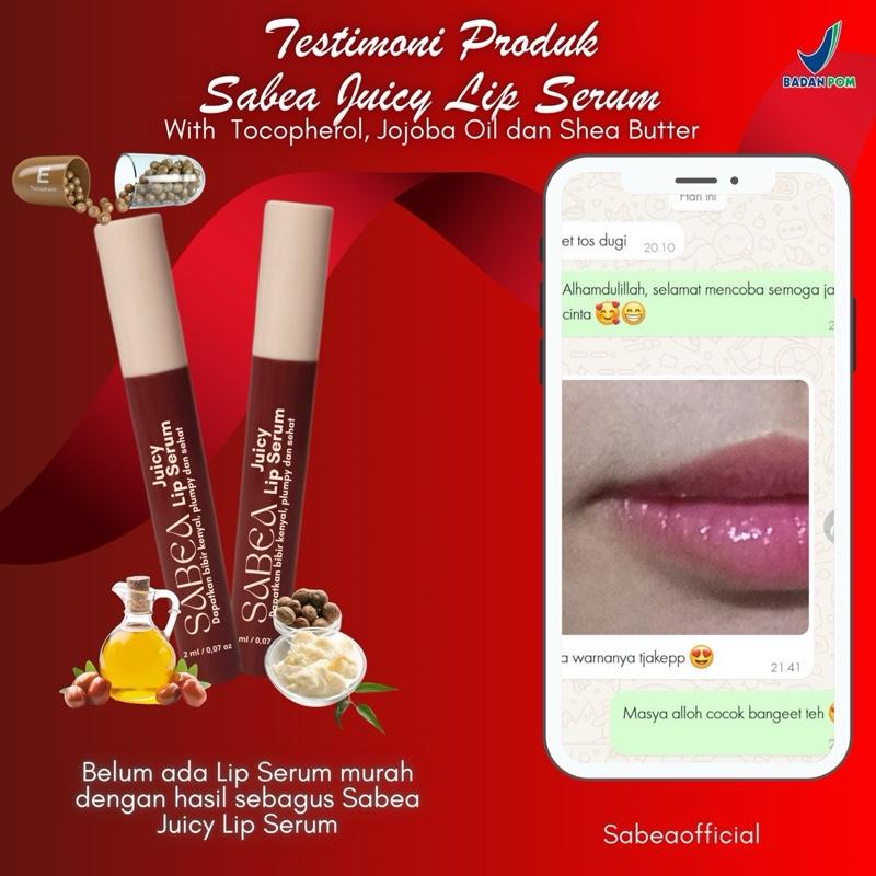 Sabea Juicy Lip Serum Pemerah Bibir Vitamin 6