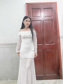 Product Review of [Đ2] Đầm trễ vai tay dài có lót trong chất thun lưới co giãn from T**g Y** V** 1