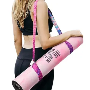 Tali Matras Yoga Mat Strap Adjustable Gendongan Selempang Banyak Motif Warna Tali Yoga Mat