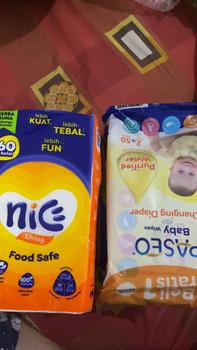 Product Review of Nice Tisu Kering Tisu Wajah 180 Sheets 2 Ply Tissue from K**6 0