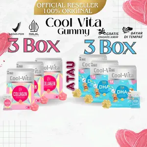 [AAA] 3Box Coolvita Gummy DHA & Coolvita Gummy Collagen