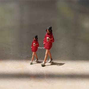 Mô Hình Tỷ Lệ Nữ Sinh Cà Phê, Chất Liệu Resin, Tỉ Lệ 1 / 64 Và 1 / 43, Bộ Sưu Tập Thu Nhỏ Đúc Khuôn, 054