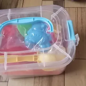 1 SET PASIR AJAIB 1 Kg bisa 2 Warna TATAKAN BALON Pendidikan Set Hadiah mainan Anak Sand Toys