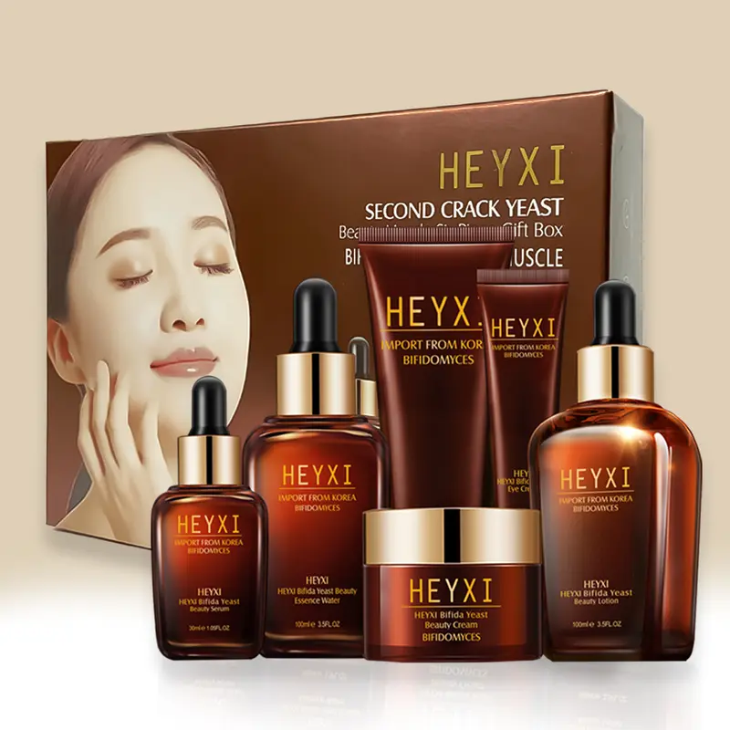 HEYXI Set Enam Potong , Pembersih Wajah/Toner/Esensi/Krim Mata/Lotion/Krim Wajah,+Kalung Mutiara Melembabkan Wajah/Mencerahkan Warna Kulit/Menghilangkan Kuning/Flek/Keriput/Mengencangkan Kulit 1