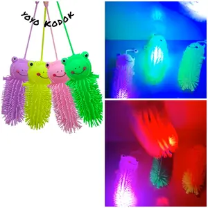 Mainan Anak Yoyo Kodok Lampu Karet Lampu / Mainan Anak Squishy Kodok dan Yoyo Kodok