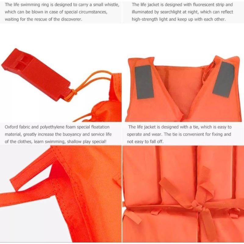 Product Introduction of BOHEAL Professional Life Vest with High Buoyancy Waterproof Material for Kids Adults All Size Fit Use 12