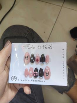 Product Review of Kuku Handmade Kuromi Gratis Lem dan Toolkit Kuku Palsu Anak Motif  Sanrio/ Nailart Anak Motif Kartun Lucu 3D/ Kupal Remaja Motif Kartun Kuromi Free Lem stiker from 𝔯**𝔞 𝔨** ** 0