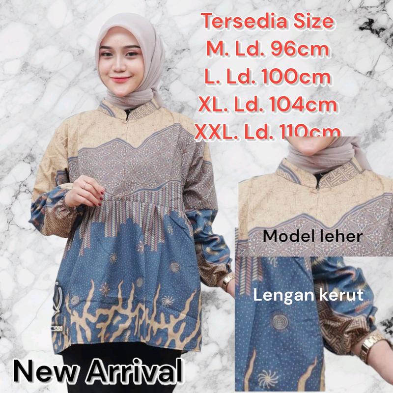 Baju Batik Wanita Baju Batik Blous Baju Batik Kantor Nyaman 1