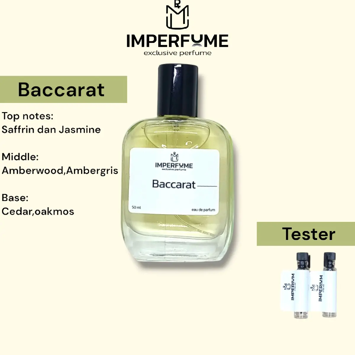 Bacerot unisex elegant parfume