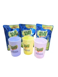 murahh paket 3 pcs Kilau Nipis 5000 AN 210 ml GRATIS GELAS minum, Sabun Cuci Piring Murah