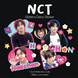 NCT GLITTERY DECO STICKER By Sajangneeds - STICKER KPOP KISS CUT