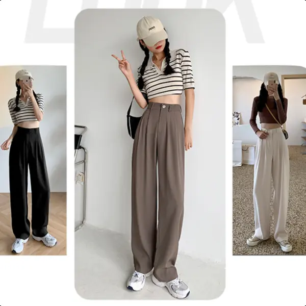 Kulot Celana Panjang Wanita Casual Korean Style Celana Kantor 0