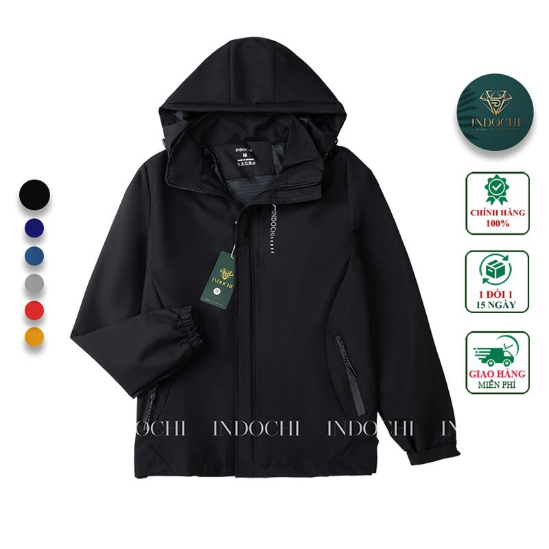 Áo khoác gió nam 2 lớp chống nước 2024 chất gió tráng bạc chống mưa chống gió ngăn tia UV tuyệt đối Menswear Jacket