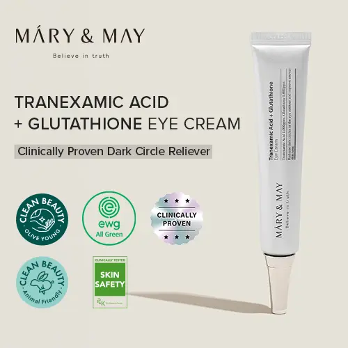 mary&may tranexamic acid glutathione eye cream 12g Mini Tranexamic Acid+Glutathione Eye Cream 12g – Nest Rituals main image 1