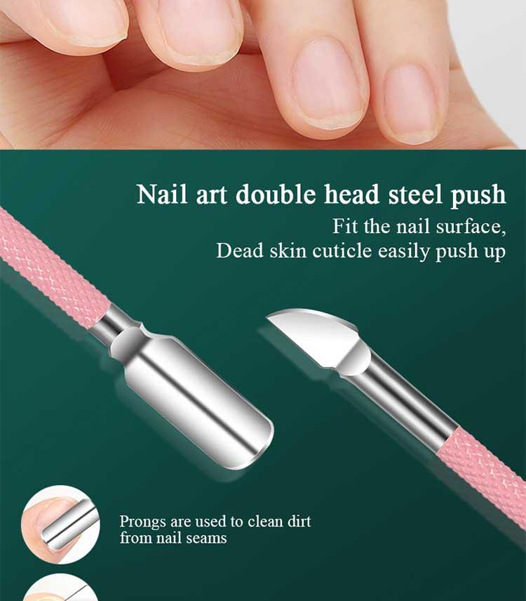 Product Introduction of BORN PRETTY 3 pcs/set  Nail Steel Pusher Tool Clipper Dead Skin Pliers Nail Art 58900 9
