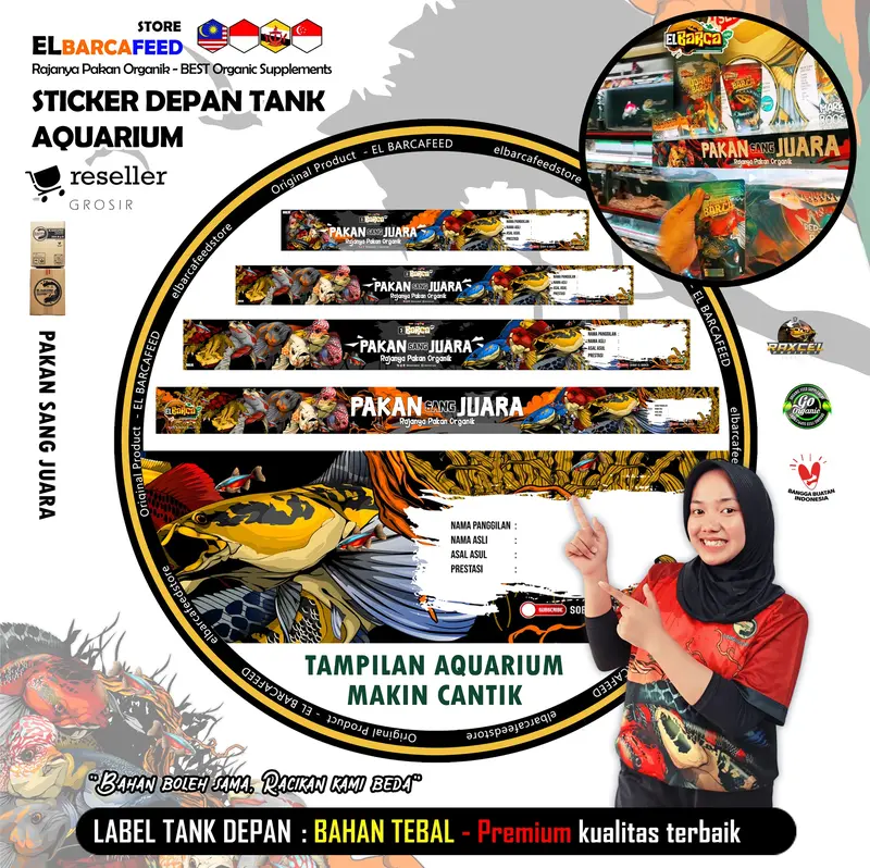 PAKET PAKAN IKAN PROGRESS pemecah cabung & Bunga Solid Channa Maru ys red xtra melanin guanin organik formula serangga 6