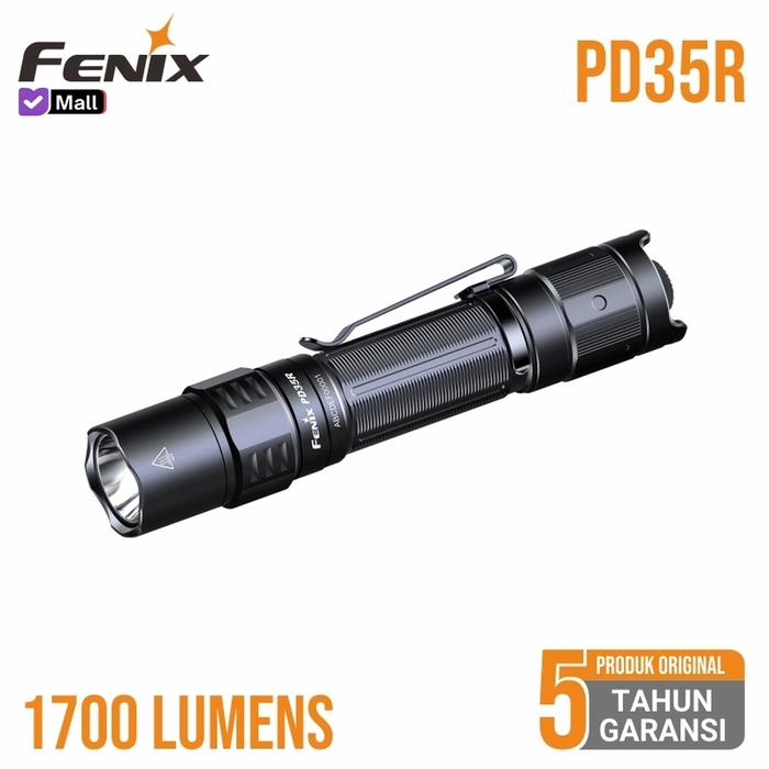 Gambar Fenix Senter Led PD35R Rechargeable Tactical Flashlight Terang 1700 Lumens - Black dari Fenixlight Indonesia Kota Semarang Tokopedia