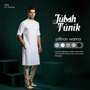 1- Tunik Kemeja Henley Linen Katun Kurta Pria Kemeja Gaun Polos Lounge Kaftan Slimfit Hitam Panjang Dewasa Casual Baju