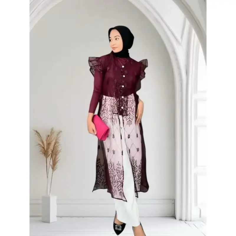 COD Outer Brukat Olla Elegan/Outer Kondangan Outer Olla Hari Raya