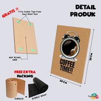 Gambar TENNESY HIASAN DINDING COFFE CAFE KOPI 20x30CM WALL DECOR PAJANGAN KAYU POSTER DEKORASI KAMAR RUMAH CAFE - I7-A dari Tennesy Kota Malang 4 Tokopedia