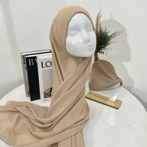 [ Instan ] ALODIA -  PASHMINA INSTAN HIJAB (Include Ciput) Pashmina Ceruty Armani Premium dan Lembut. Persegi Panjang Busana Muslim Terbaru