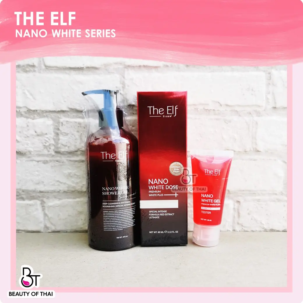 THE ELF NANO WHITE DOSE ADVANCE WHITENING SPECIAL INTENSE FORMULA 60ML - SERUM TUBUH - ORIGINAL