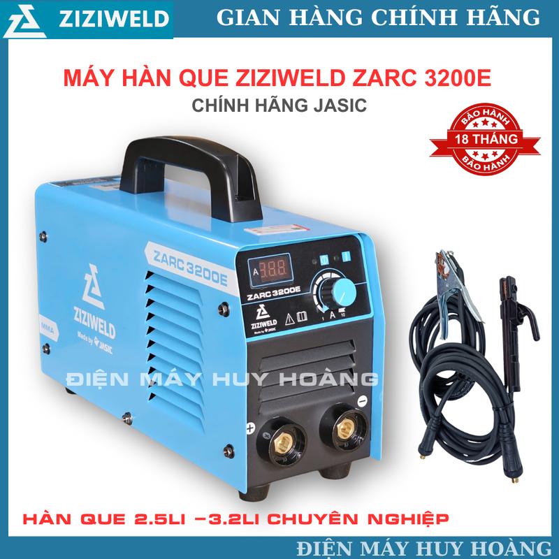 JASIC Máy hàn que ARC 200T - ZARC3200E-Ziziweld chuyên hàn que 2.5-3.2ly 7.1KVA 20-160A IP21S cho thợ
