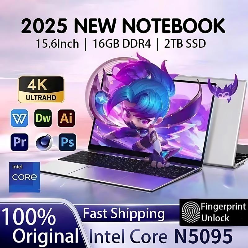 Komputer riba 2025 N5095, pemproses Intel, komputer riba 15. - TikTok ...