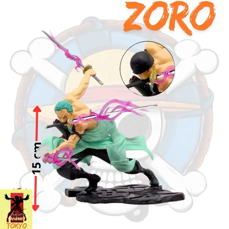 Action Figure One piece Zoro Sanzen Sekai